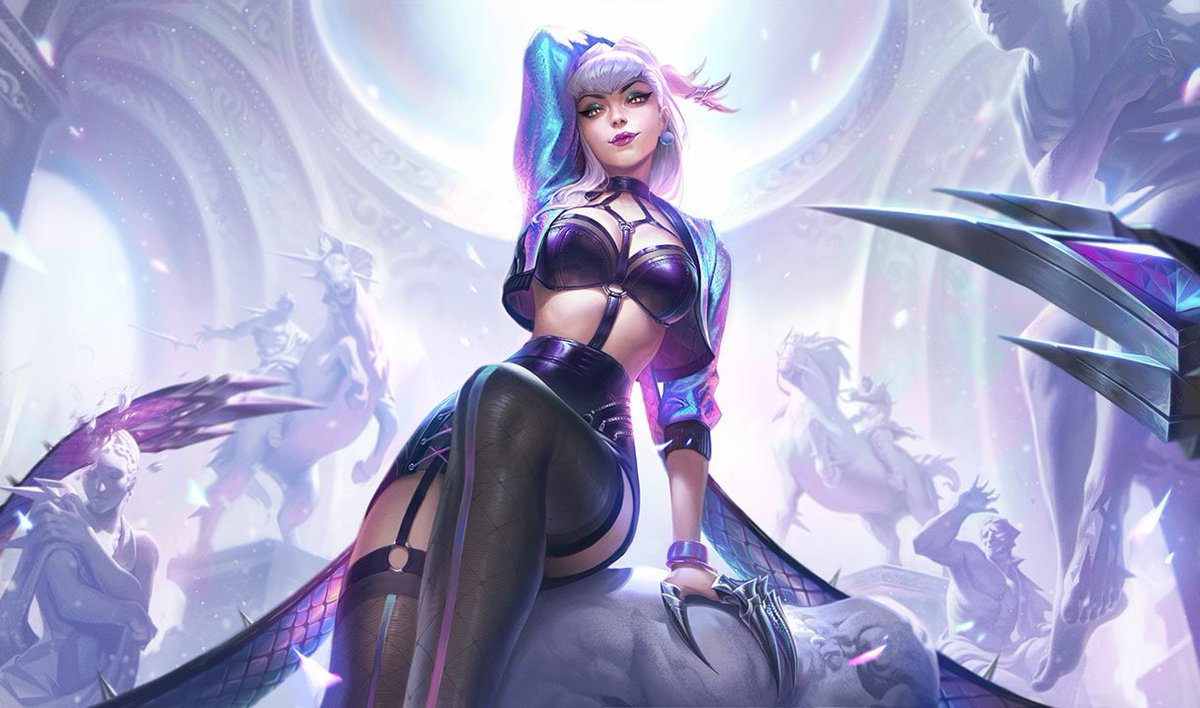 DumbsYT's tweet photo. I wish Evelynn was real… https://t.co/9oo9wJVaFX