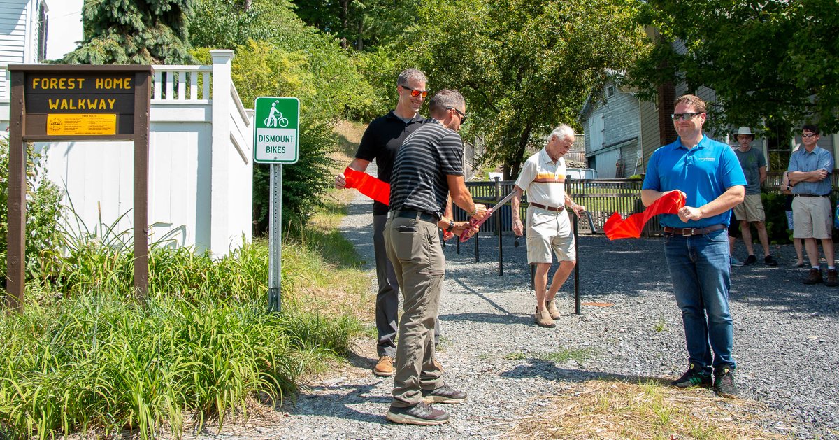 IthacaTown's tweet photo. Forest Home Walkway Ribbon Cutting 8/29 event! https://t.co/e0RgoVVyr3