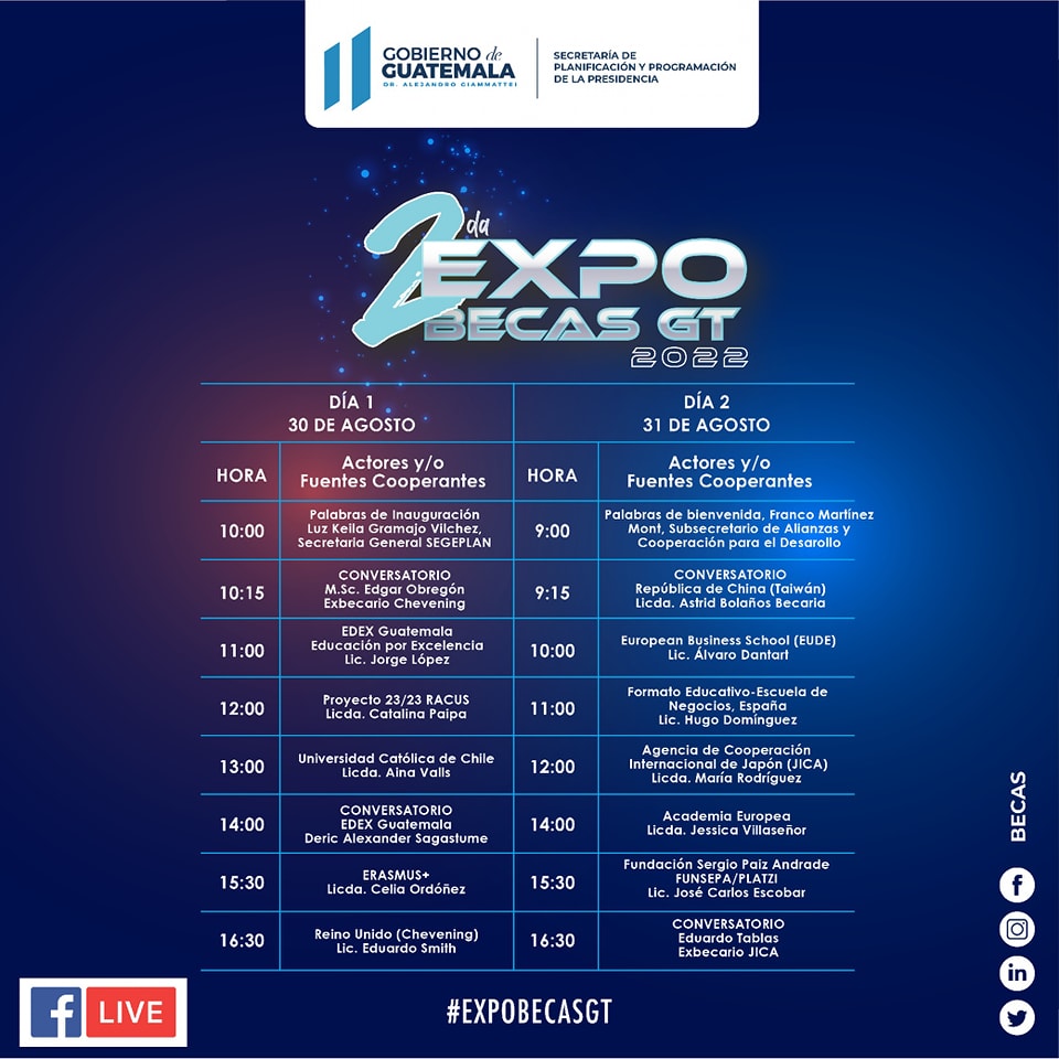 UKinGuatemala's tweet photo. Contentos de contar con la participacion de Edgar Obregon @CheveningGT 🇬🇧🇬🇹 en el conversatorio de #ExpoBecasGt
¡Únete y conoce todo sobre #Chevening! https://t.co/tQbq8Fg9QI
