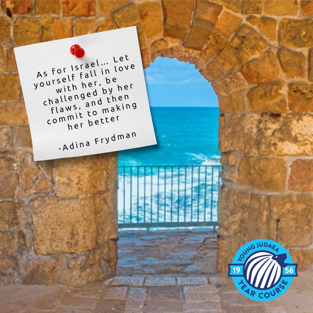 An excerpt from a letter written by our CEO <a href="/adinafrydman/">Adina Frydman</a>  to her son on the eve of his departure to <a href="/yjyearcourse/">Young Judaea YC</a>  Click below to read the complete letter.

youngjudaea.org/letter-to-my-d…