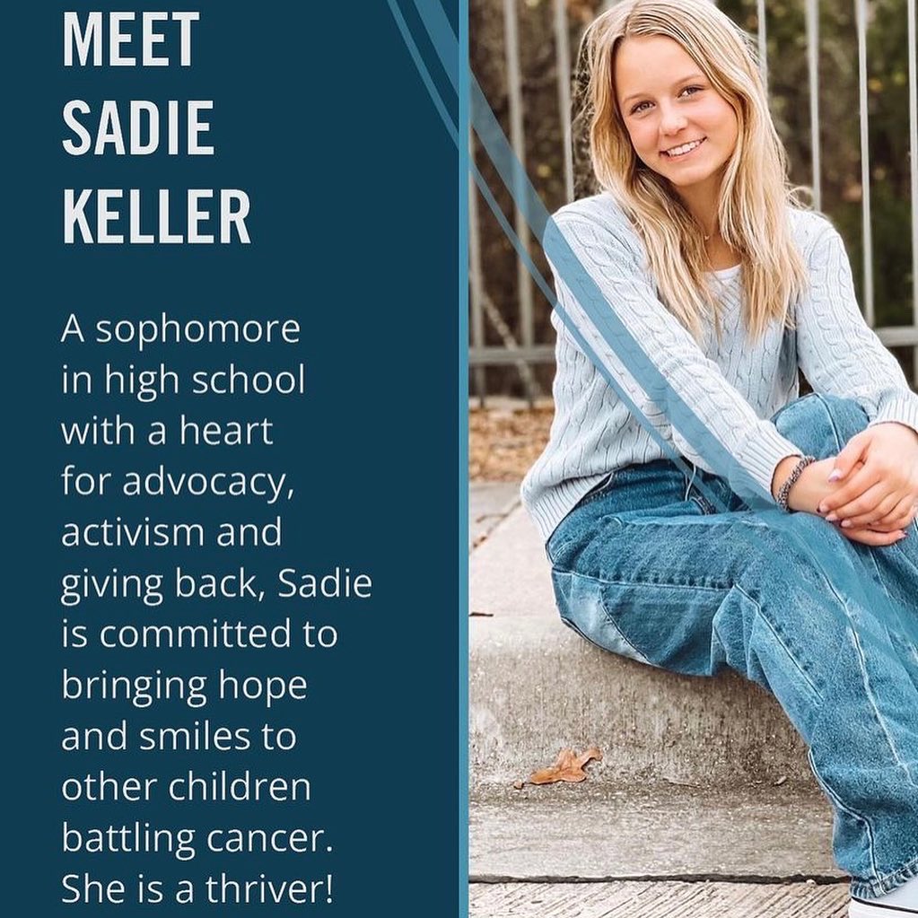 TheVFoundation's tweet photo. All year long, we’re partnering with First Watch Restaurants to fund #PediatricCancerResearch!
Meet Sadie Keller. She is committed to bringing hope to other children battling cancer. She is a thriver! https://t.co/cDWkuwo6rE