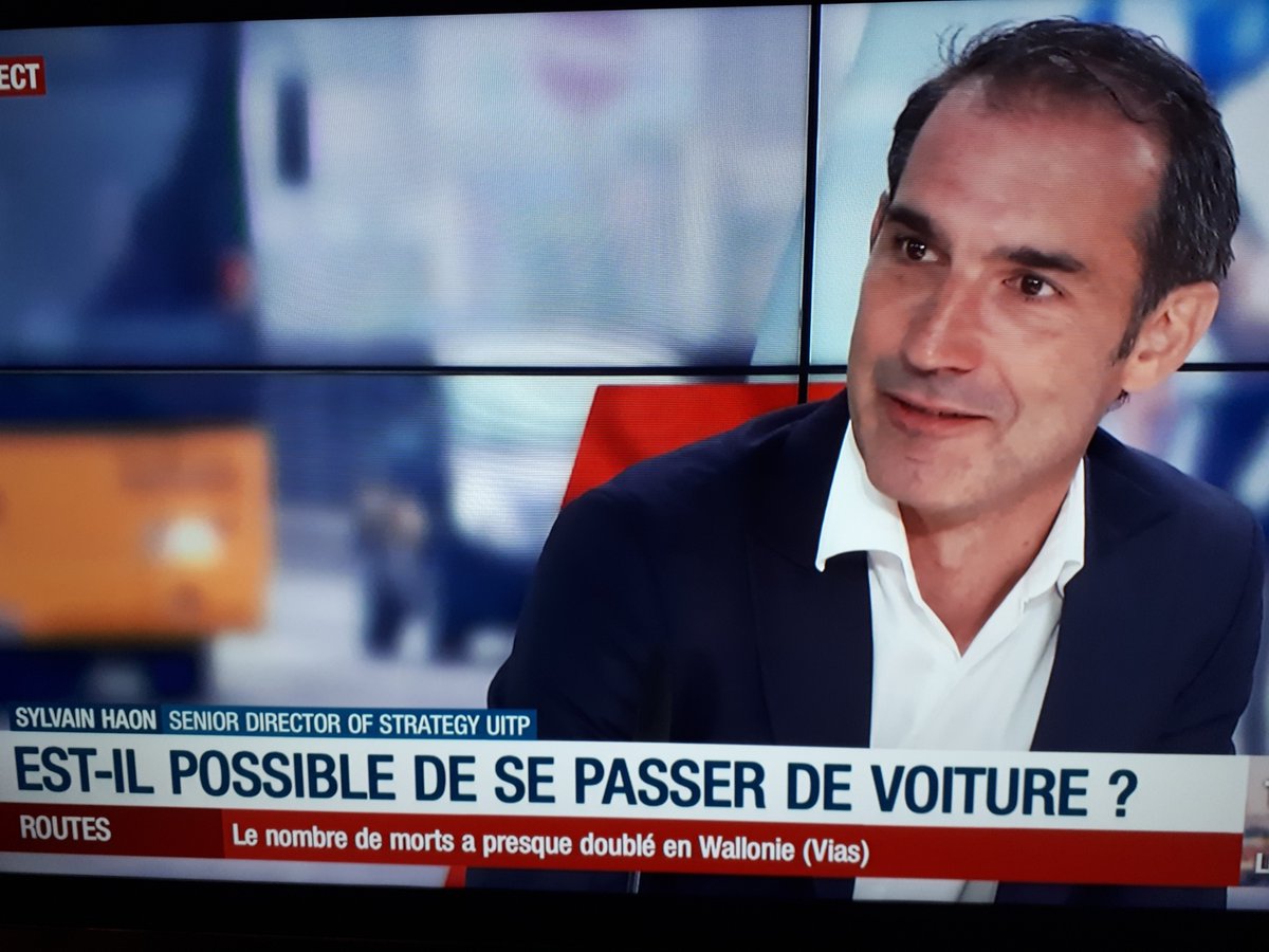 UITPpress's tweet photo. Is it possible to live in our cities without a car❓🤔 That was the debate for the panel discussion on @LesNews24 today 📺 where our Snr Strategy Director @SylvainHaon confirmed Yes with key city examples and the strong case for #publictransport 🚉🚏
🎬👉 https://t.co/fnIXvaC5ZE https://t.co/CIGSYT8KWQ