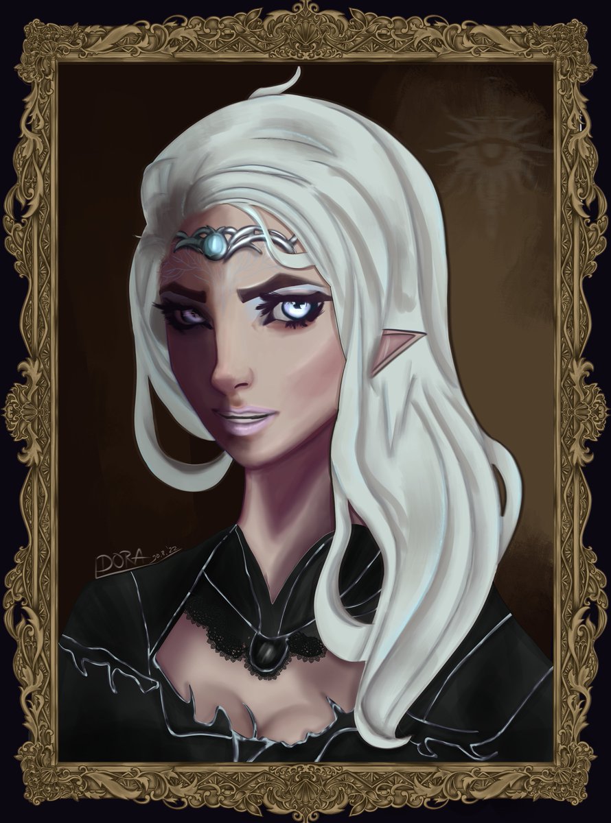 dora_draws's tweet photo. Portrait of a Lady Inquisitor Vianna Lavellan. She's a bit shy, but next portrait is of dark Vianna in a darker and a bit more mature style (i hope) and I'm sure she won't be shy anymore.... @vee4vampy dear friend, I hope you like it! 💕💕
#DragonAge #DragonAgeInquisition https://t.co/Hqaaerfbk2
