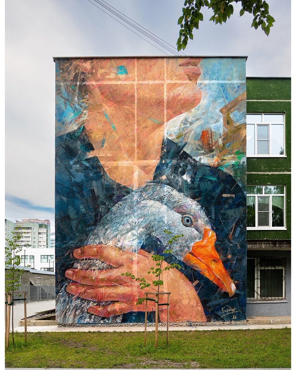 brababella's tweet photo. #Streetart by #KirillBorodin @ #Yekaterinburg, Russia, for #Stenograffia
More info at: https://t.co/oLx9rG6cnY
#streetartyekaterinburg #streetartrussia #russiastreetart #arteurbana #urbanart #murals #muralism #contemporaryart #artecontemporanea https://t.co/lRNofgubMj