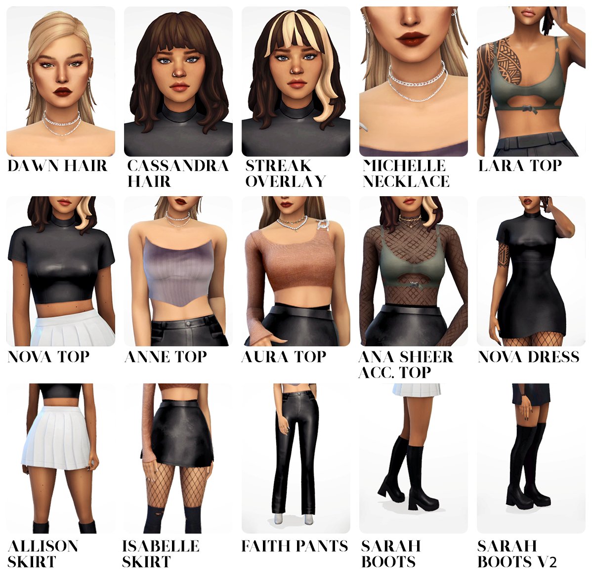 MadameSimspage's tweet image. DOWNLOAD FREE HERE THE SIMS 4
nightcall collection (cc pack) madlenstores.blogspot.com/2022/08/nightc…