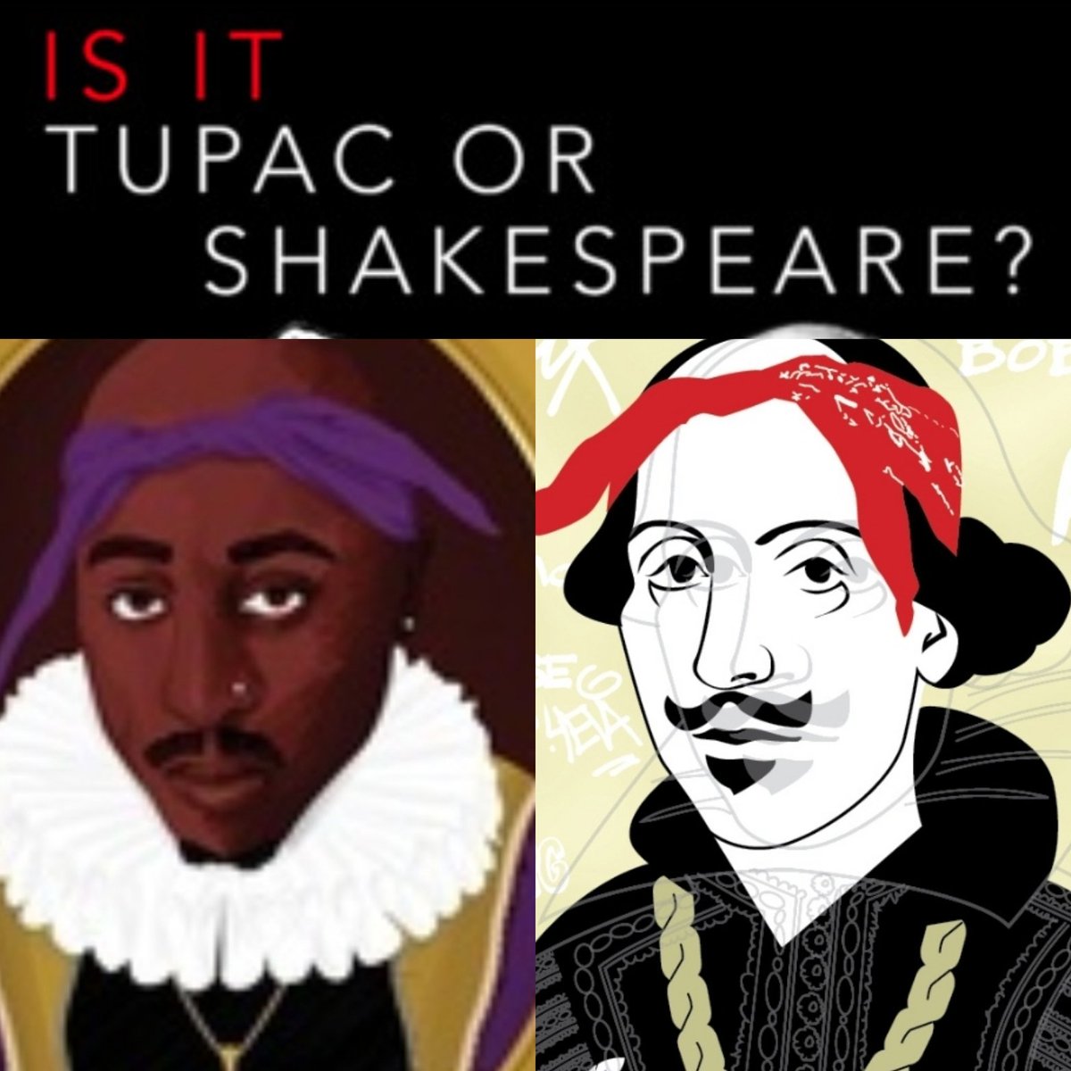That is the question? Coming to a bulletin board near you <a href="/lbeachms1/">lbeachms</a> . You may be surprised. #Tupac #Shakespeare