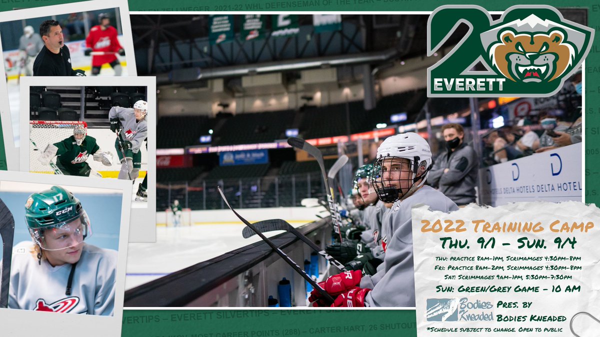 WHLsilvertips's tweet photo. ICYMI: Our full Training Camp schedule has been released, presented by @bodieskneaded!

Peep when the Tips will be hitting the ice plus special Team Store hours below ⬇️

��: https://t.co/XgmQd4YD36 https://t.co/RgXPGXOM4l