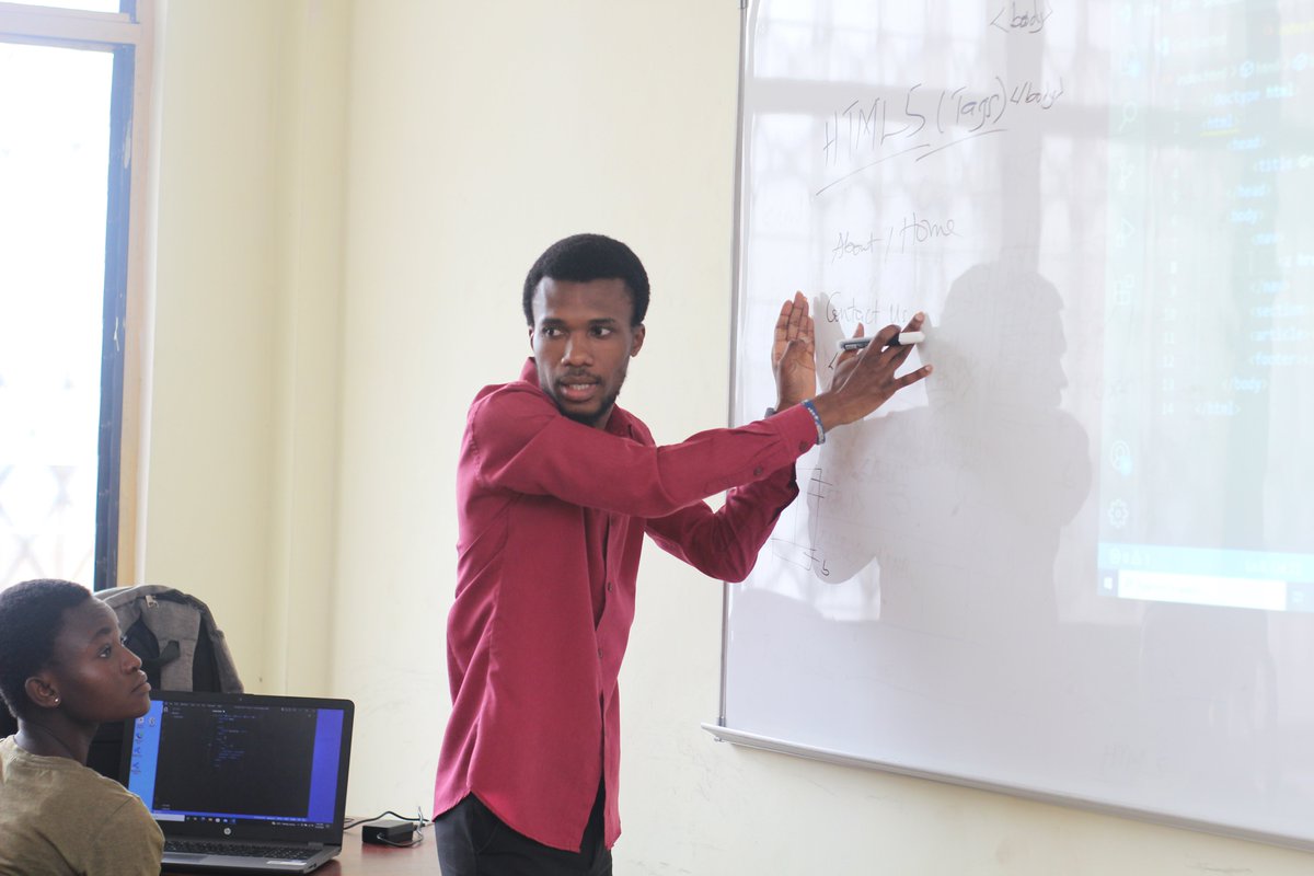 amali_tech's tweet photo. Excerpts from our Teens Coding Class happening this week at our Training Centre.
Informative sessions so far!
Participants are super excited to get started on this new journey!
#WorkwithAmaliTech #TeenageCoding #Boyswhocode #EmpowerAfrica Girls Who Code https://t.co/PyqlRZUhMI