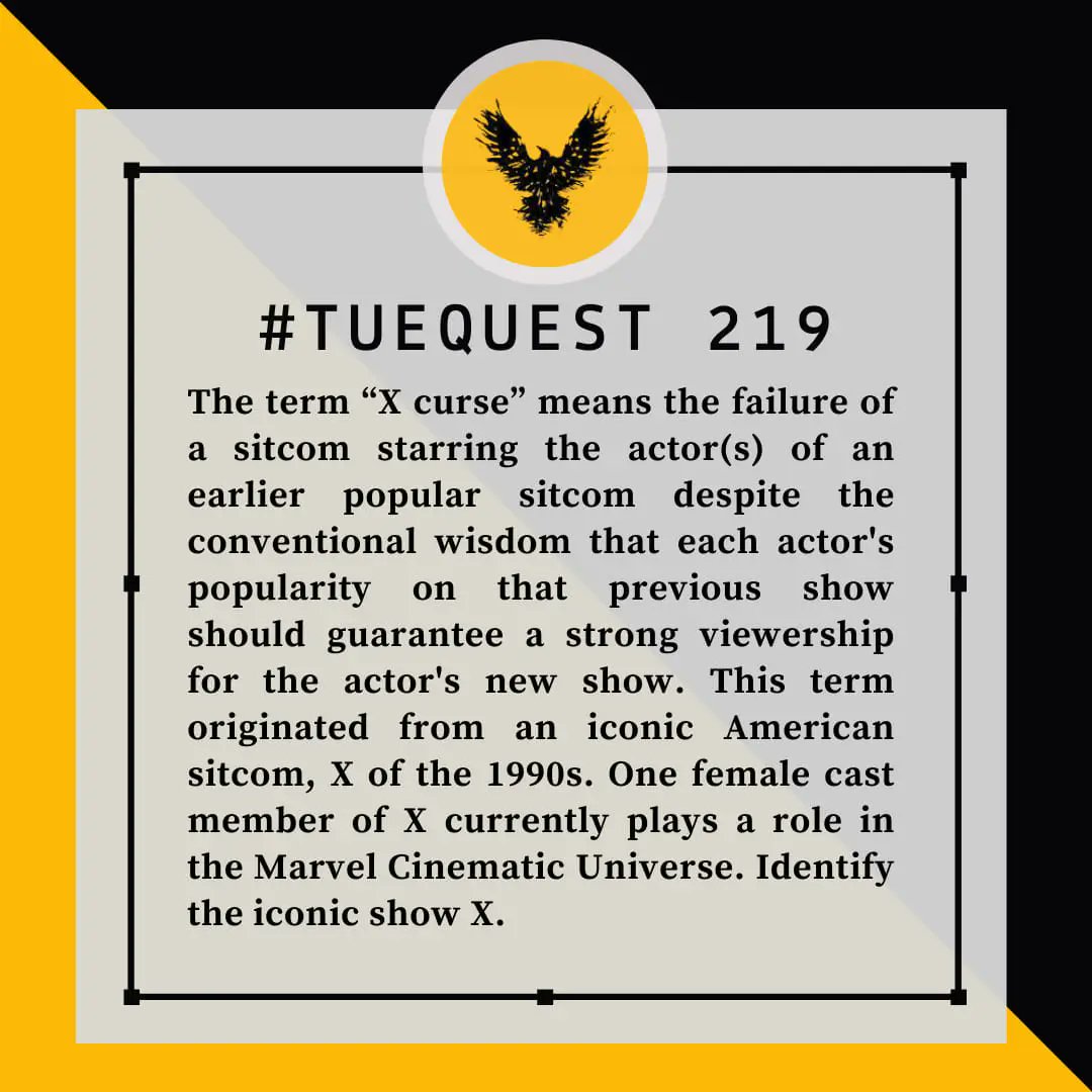 SRCCQuiz's tweet photo. TueQuest is here again to get your mind working.
Send in your answer for #TueQuest 219 in the DMs!
#quiz #quizgame #quizquestions #quiztime #quizinstagram #quizzes #quizzer #fun #knowledge #srcc #delhi #du #delhiuniversity #questions #challenge #sitcom #tv #show https://t.co/dKZDoZ6lgF