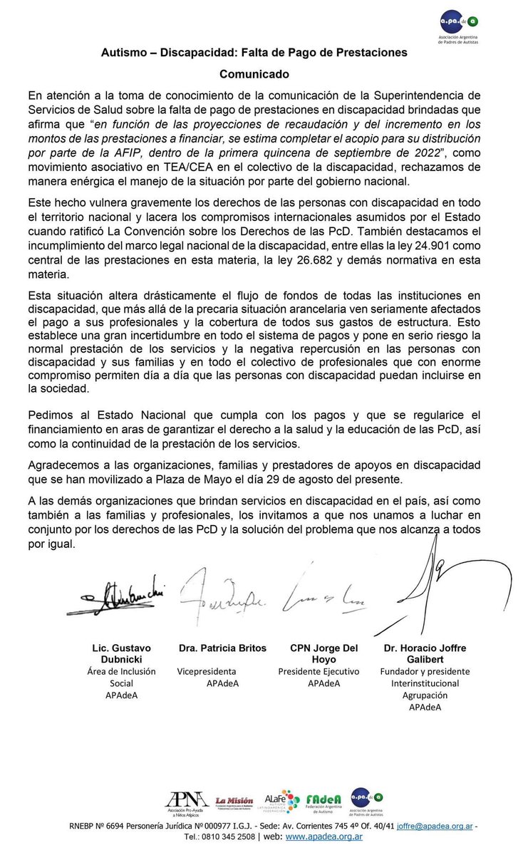 APAdeA | ONG Autismo (@apadeaautismo) on Twitter photo 