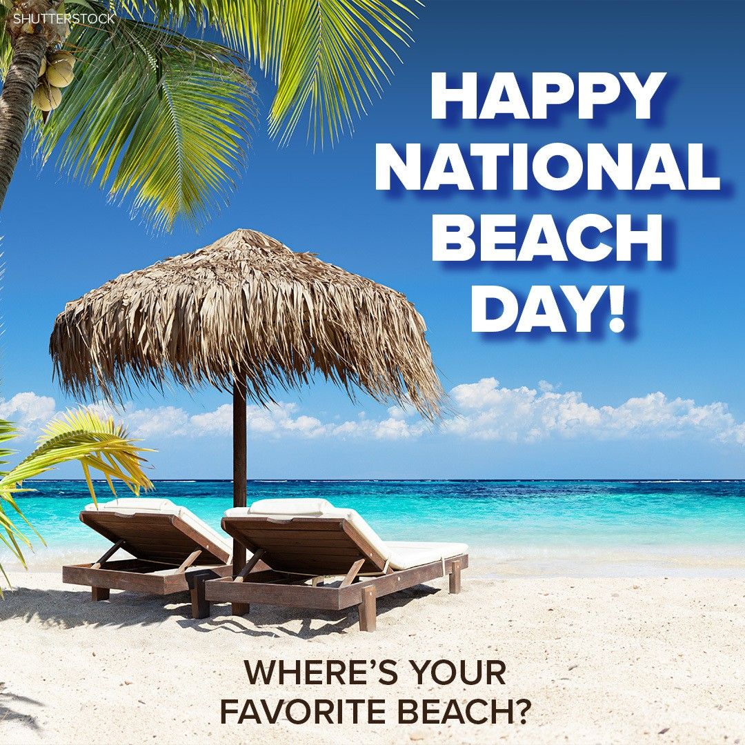 ABC7NY's tweet photo. HAPPY NATIONAL BEACH DAY! As summer starts creeping to an end, we aim to get as many last-minute beach days in as possible. What are your favorite beaches to enjoy this summer season? https://t.co/xbP2kw9zX0