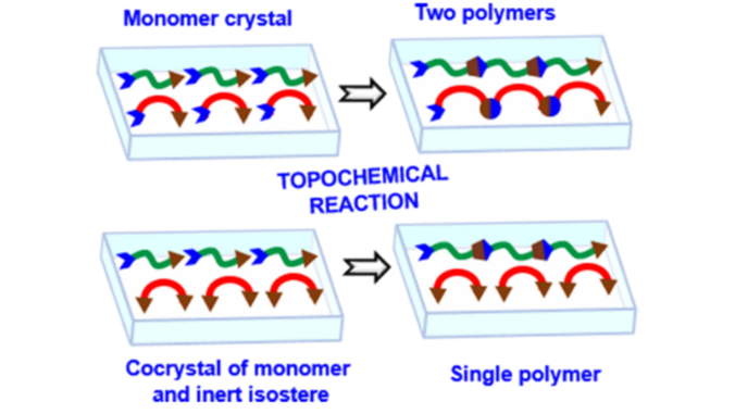 angew_chem's tweet photo. Tuning the Regioselectivity of Topochemical Polymerization through Cocrystallization of the Monomer with an Inert Isostere (Sureshan) @tvmiiser @SureshanLab https://t.co/6NkQo60wqN https://t.co/2rktjsYQzq