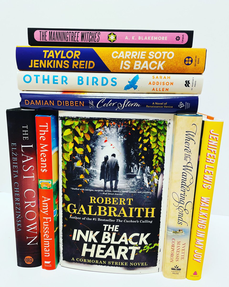 It’s new book day! Happy Tuesday book lovers! It’s our favorite day of the week. Lots of great new books out today that we can’t wait to read. What looks good to you? @akblakemore @SarahAddisonAll @DamianDibben @RGalbraith #book #booktwt