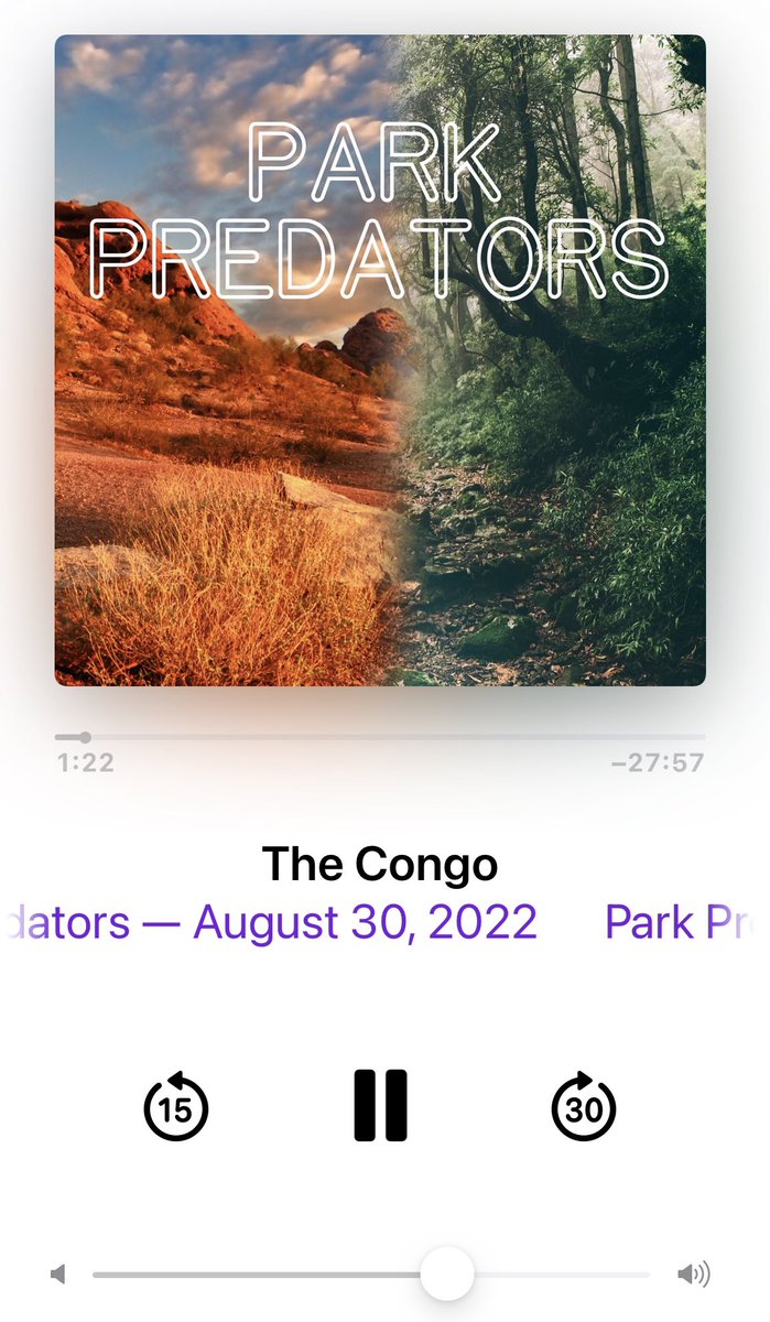 DeliaDAmbra's tweet photo. The end of summer means I’m hanging up my ranger cap for a few months and today is the last episode of #ParkPredators Season 3! Don’t worry though, more episodes are coming next summer! 🏕🏔🥾🌲 listen to this season’s finale “The Congo” here > https://t.co/1Ubcyv39bW
@audiochuck https://t.co/6l8Uwzv0tA