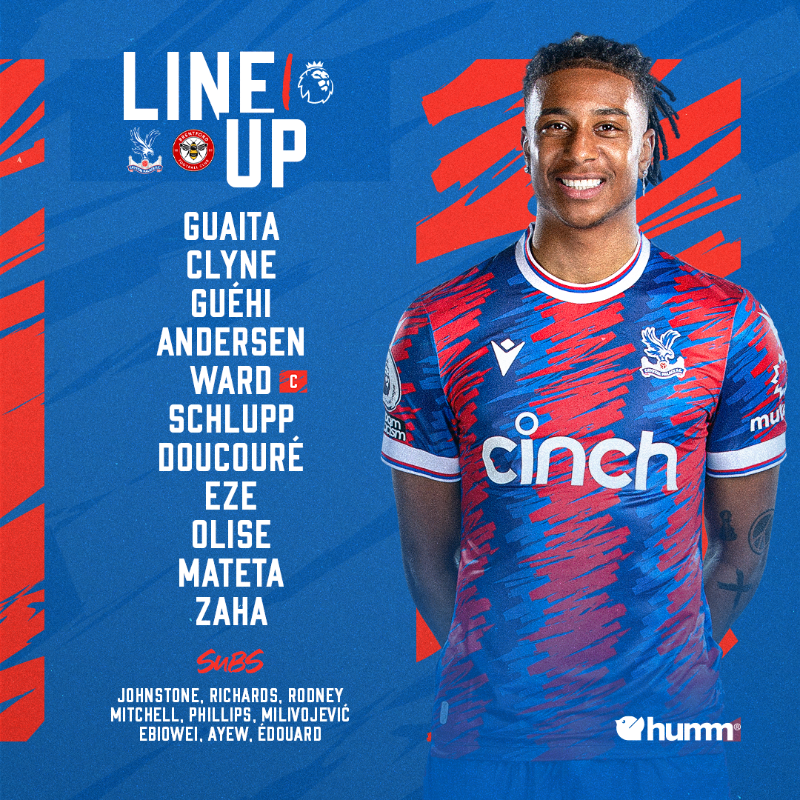 CPFC's tweet photo. COME ON YOU PALACE 

#CPFC | #CRYBRE