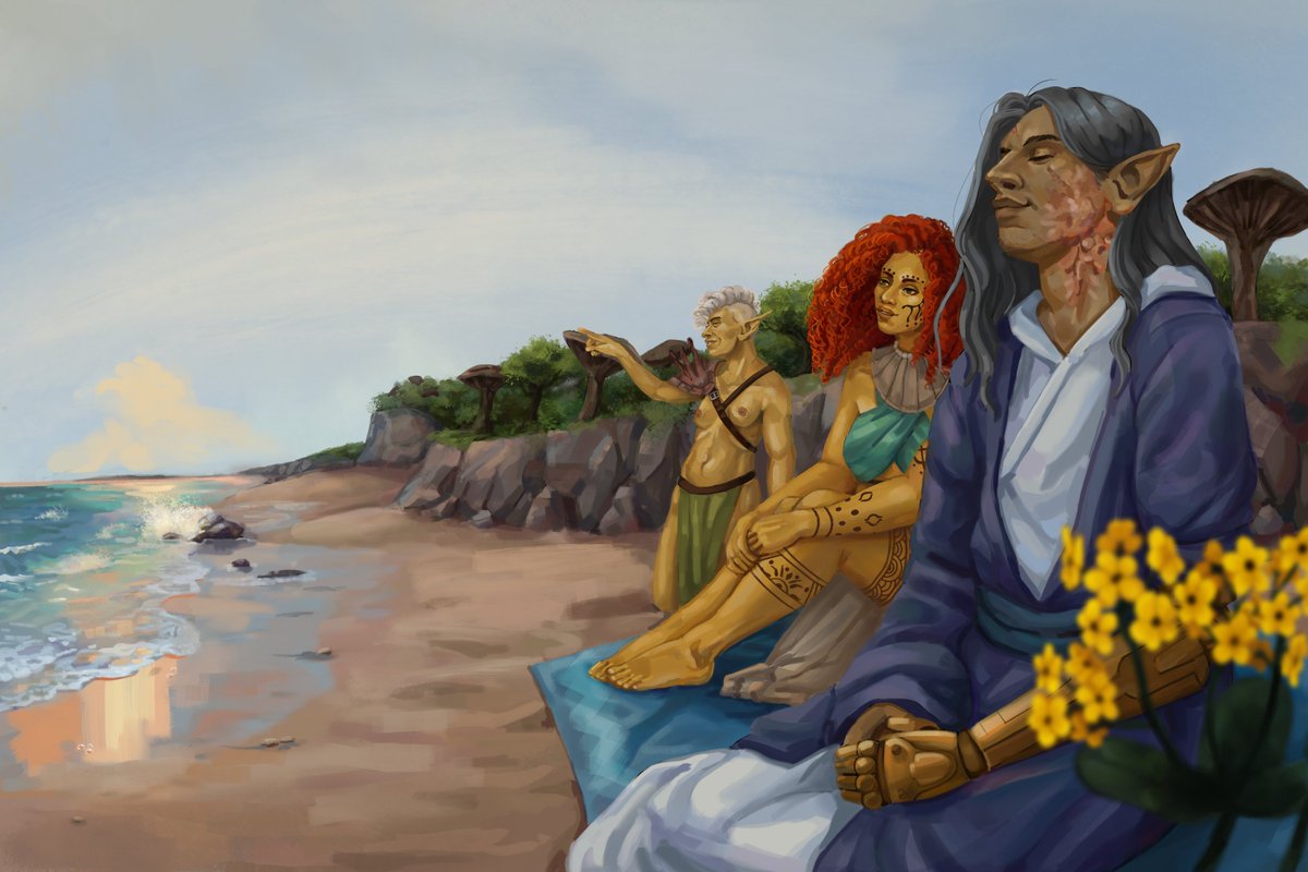 Arcturite's tweet photo. #TheElderScrolls #tes #Morrowind #Almsivi Feel the sun on your face (gift for an anonymous patron) https://t.co/m1mHYfXKKQ