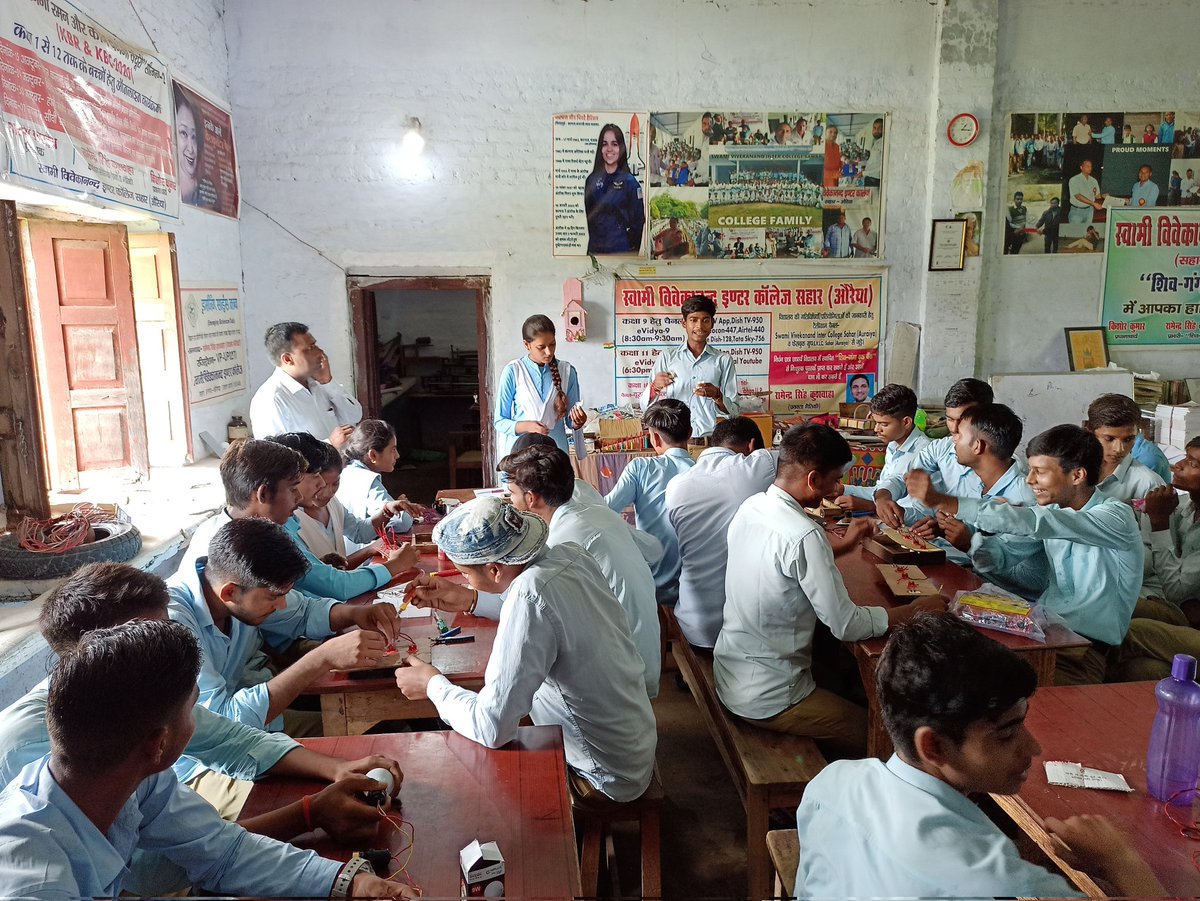 RSkushwahaPGT's tweet photo. #EBMWorkshop (Electric Board Making Workshop) #SwamiVivekanandInterCollegeSaharAuraiya @gulabdeviup @DMAuraiya @seceduup @CMOfficeUP https://t.co/aDijERIaL7