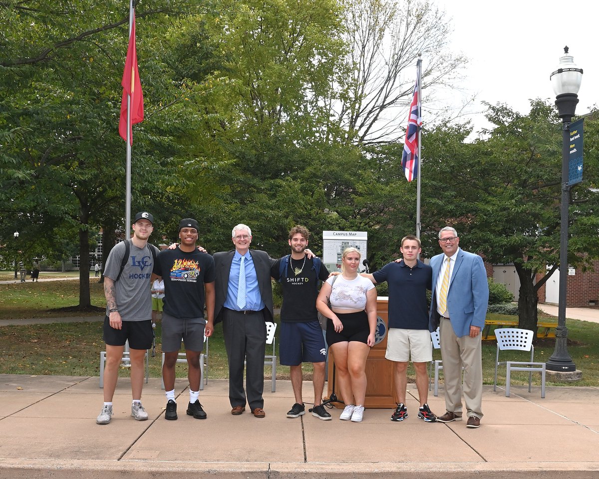 LVC's tweet photo. Today we welcomed our new international students to The Valley with our traditional flag-raising ceremony! #GoLVC https://t.co/ZpQtV3pqMD