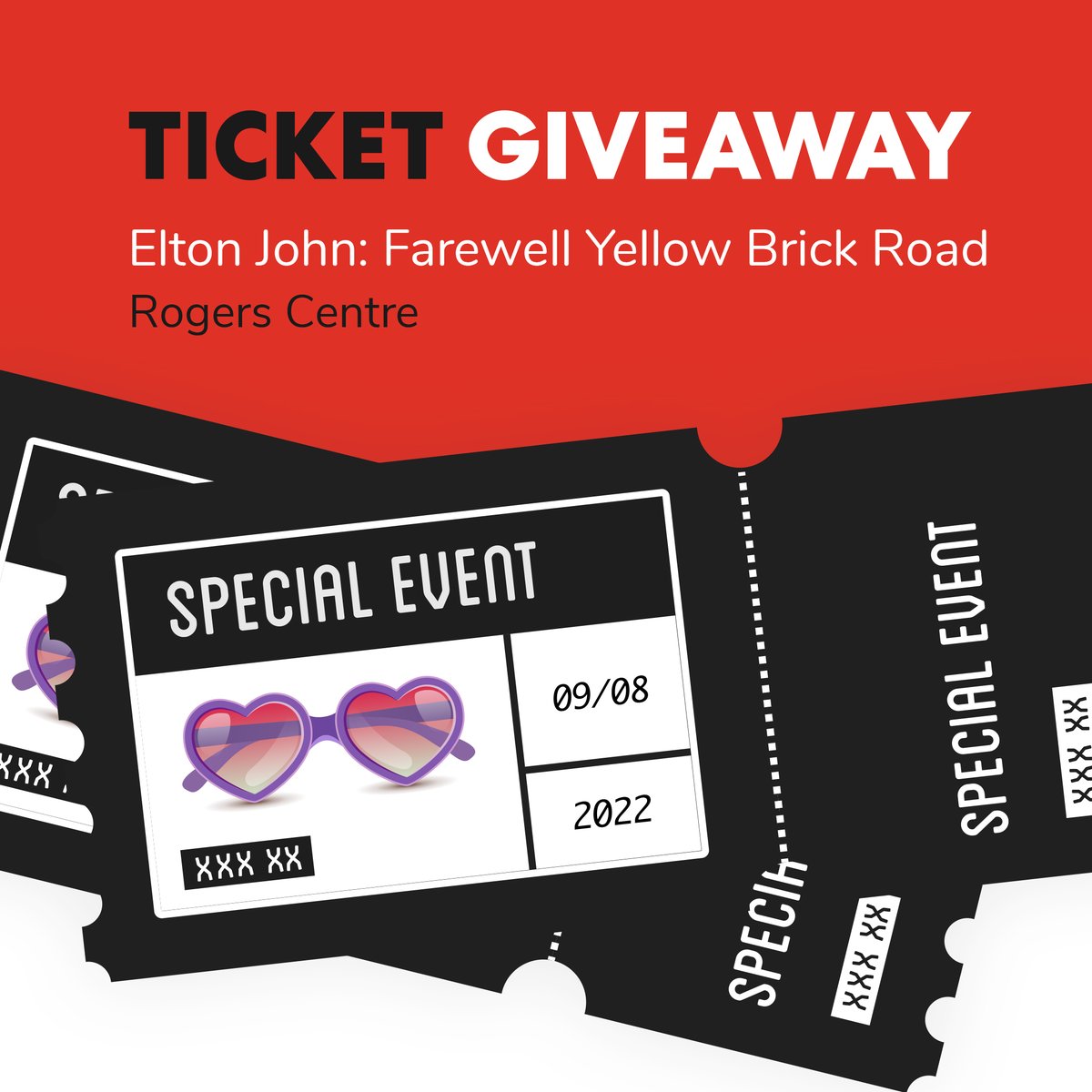 rates_ca's tweet photo. 🎉CONCERT TICKET GIVEAWAY🎉

Enter to #WIN 2x floor seat tickets to Elton John's "The Final Tour" @ Rogers Centre on Sept 8, 2022 #toronto @eltonofficial 

How to enter:
🧡 Follow @ratesdotca
🧡 Retweet
🧡 Tag 3 friends below

Ends Sept 6 @ 12pm ET. Rules: https://t.co/XTEUziwsp3 https://t.co/RkZkdUyJZ0