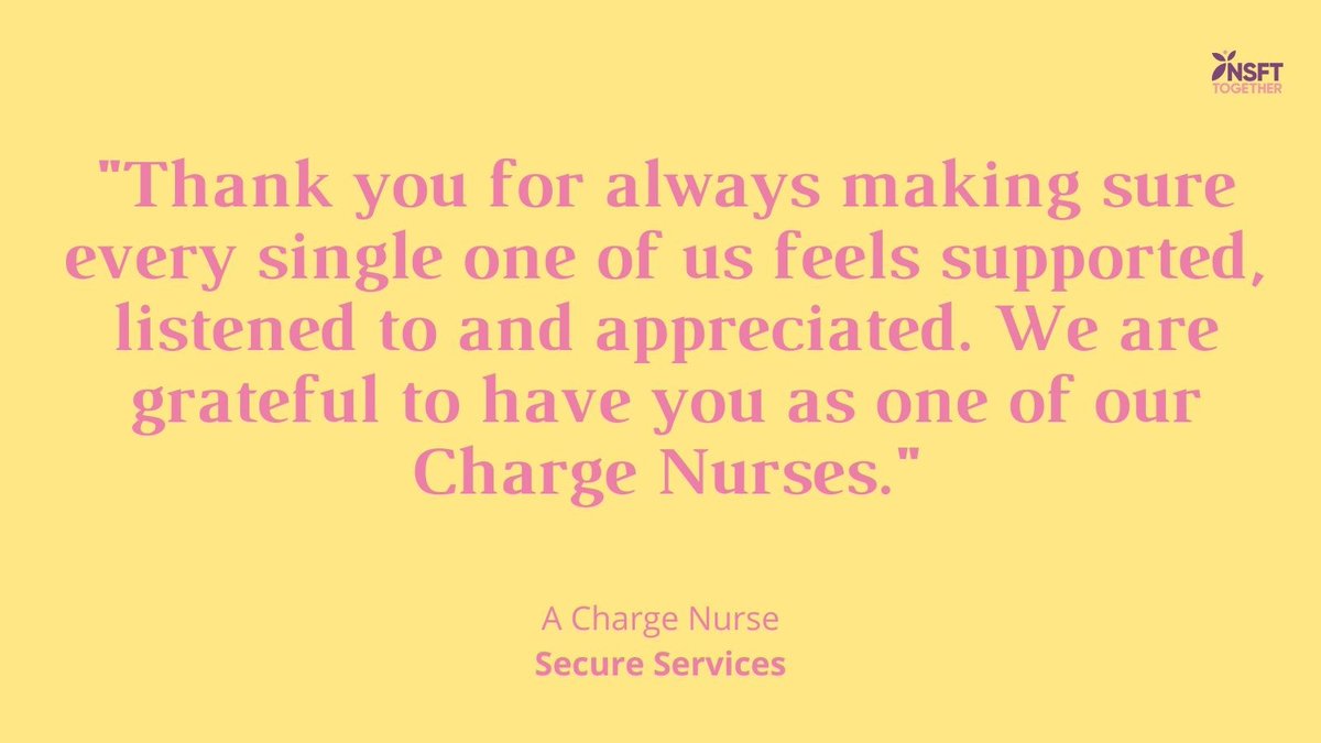 NSFTjobs's tweet image. Fantastic work from our Secure Services Charge Nurses this week!
orlo.uk/7b9ny
#WhyNSFT #SecureServices #Nursing