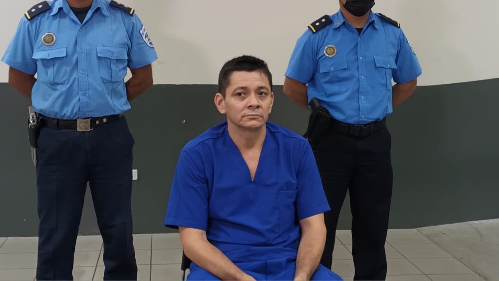 Estas son las condiciones REALES en las que se encuentran Juan Sebastián Chamorro, José Peraza Collado, Lester Alemán y Medardo Mairena quienes se presentaron a audiencia de Ratificación de Sentencia, dejando en evidencia las FAKE NEWS  de la prensa mercenaria.
#Nicaragua