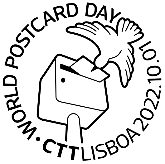 postcrossing's tweet photo. It's about one month until #worldpostcardday, and preparations are afoot! These special cancellation marks from Portugal and Italy will make the day's postcards extra special. You can check other events on https://t.co/nWXQUfTwgS or prepare something special of your own! https://t.co/5MIL5NRuQt