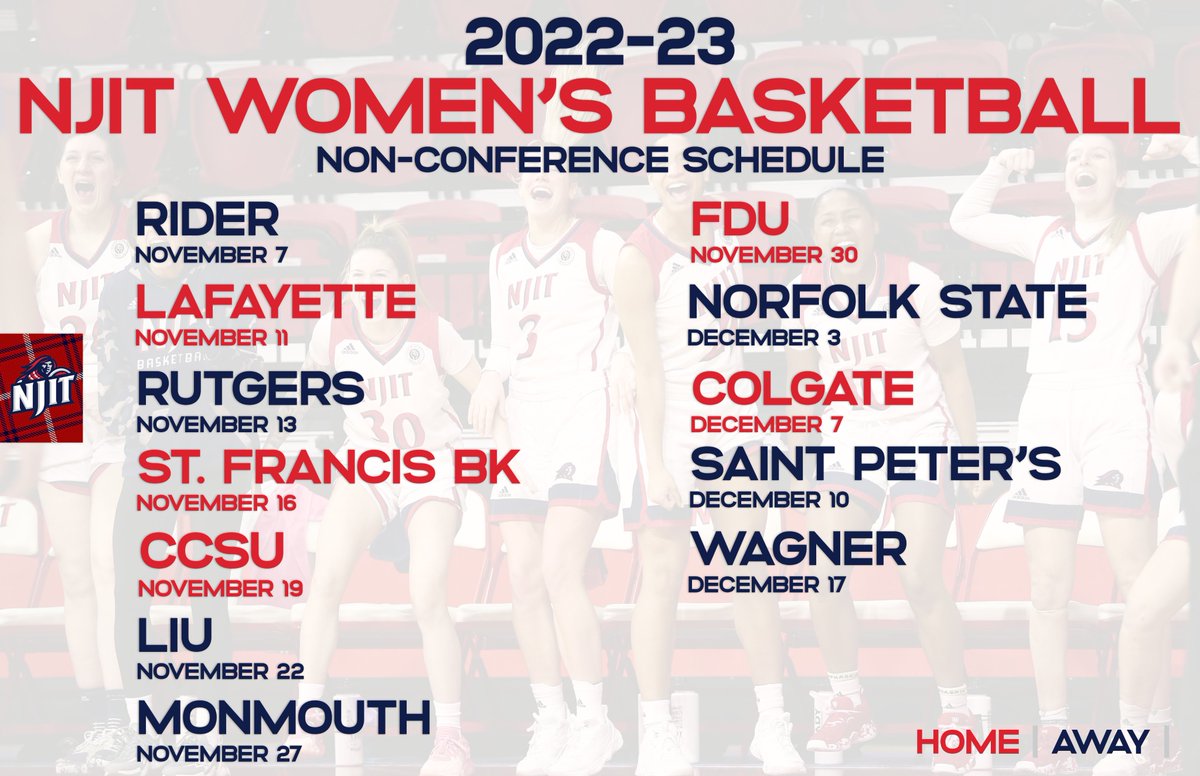 Mark your 🗓️ #HighlanderNation ‼️

The 𝟐𝟎𝟐𝟐-𝟐𝟑 𝐧𝐨𝐧-𝐜𝐨𝐧𝐟𝐞𝐫𝐞𝐧𝐜𝐞 𝐬𝐜𝐡𝐞𝐝𝐮𝐥𝐞 is HERE!!!

⚔️ 9⃣ rematches from last season
⚔️ 5⃣ contests at home inside the WEC
⚔️ Trip down the turnpike to 1⃣st time opponent Rutgers 

🔗 | bit.ly/3wG9whZ

#RollTech