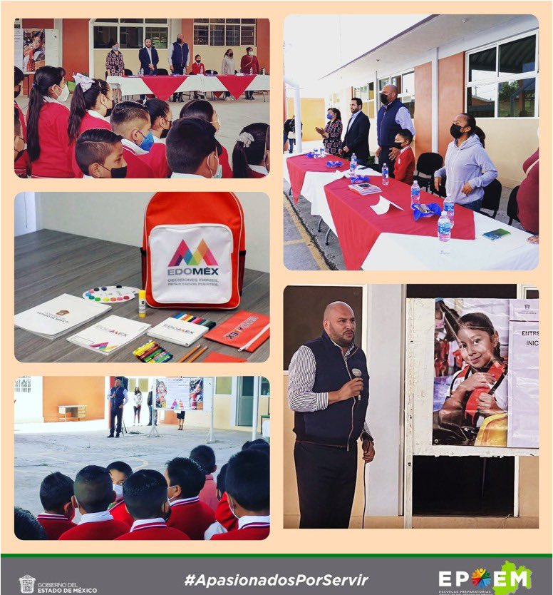 #Edoméx 
📚Un honor representar al Sr. Gob. <a href="/alfredodelmazo/">Alfredo Del Mazo</a> entregando paquetes de #ÚtilesEscolares🎒📚 a los alumnos y alumnas 👧🏻🧒🏽👦🏻 de la Esc. Primaria José María Morelos y Pavón 🏫, en el Municipio de #Apaxco <a href="/geramonro05/">Gerardo Monroy</a> <a href="/SEMSedomex/">SEMS</a> 
<a href="/hectorhesilva/">Hector Hernández Silva</a> #ApasionadosPorServir