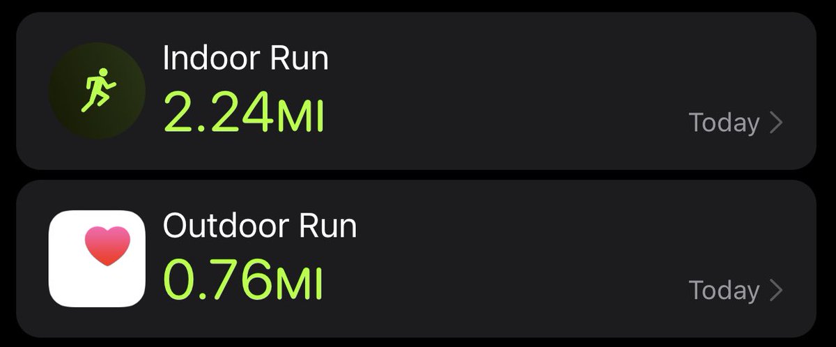 Dear Apple, if the treadmill says I ran 3 miles, then I don’t need you editorializing my workouts! I’ll add it myself!