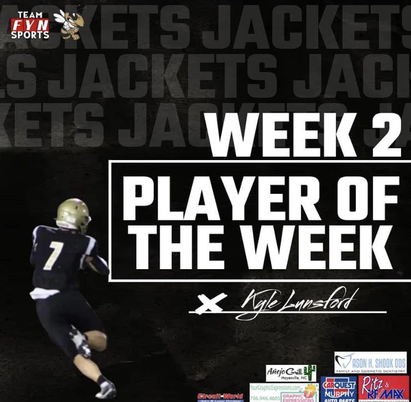 Congrats Kyle <a href="/Kyle_Lunsford33/">Kyle</a> !  Go Jackets