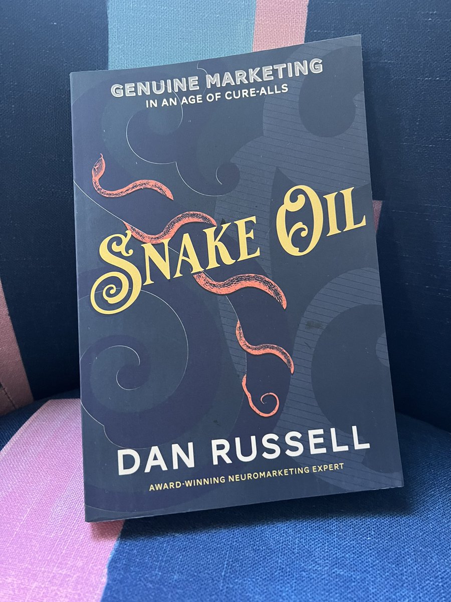 melanietc's tweet image. Our copy has arrived! It’s so pretty!!! #SnakeOil #GenuineMarketing #cadredc