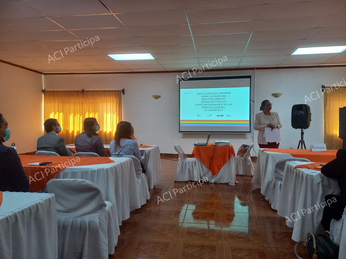 aciparticipa's tweet photo. #DefensaDDHH | Estamos presentando Análisis Comparativo de la Legislación Nacional e Internacional de los Derechos de la Comunidad LGBTIQ+. Nos acompañan representantes del cuerpo diplomático acreditado en Honduras, autoridades estatales y organizaciones de sociedad civil. https://t.co/b9x7Ldu0A9