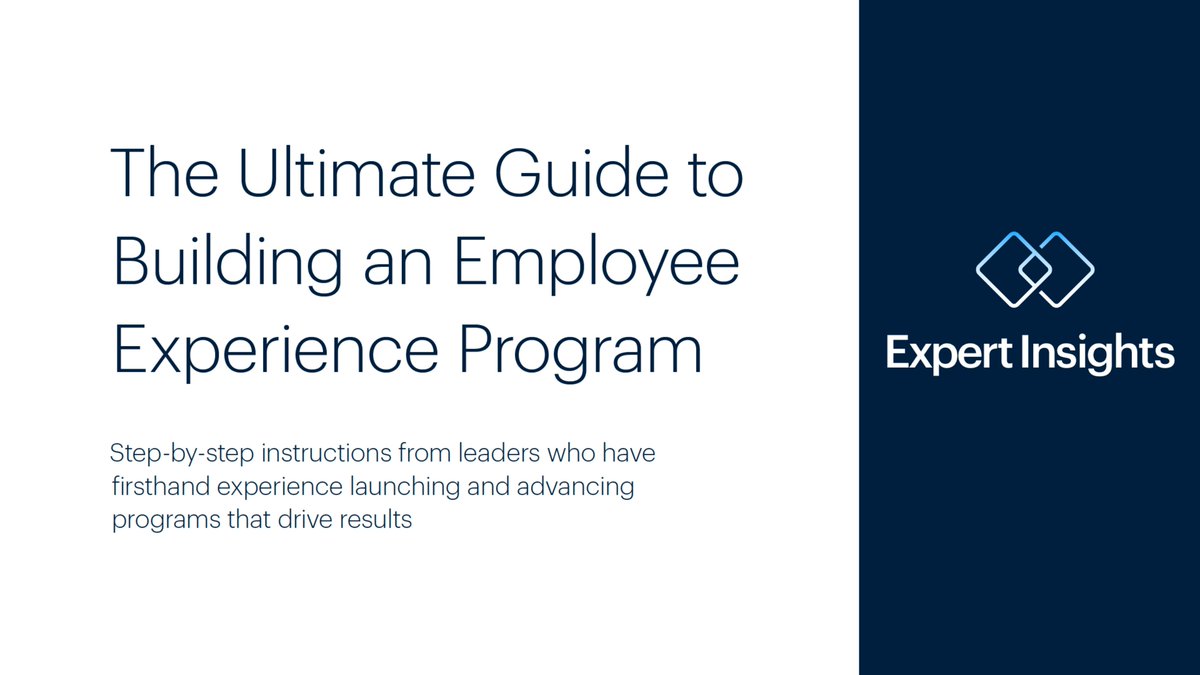 Medallia's tweet photo. Build your EX program with step-by-step instructions from leaders who’ve done it before — here’s our guide to launch and advance a program that drives results.
https://t.co/oEGqAnJTBs | #EmployeeExperience #EXstrategy https://t.co/3Jzn5kc9QJ