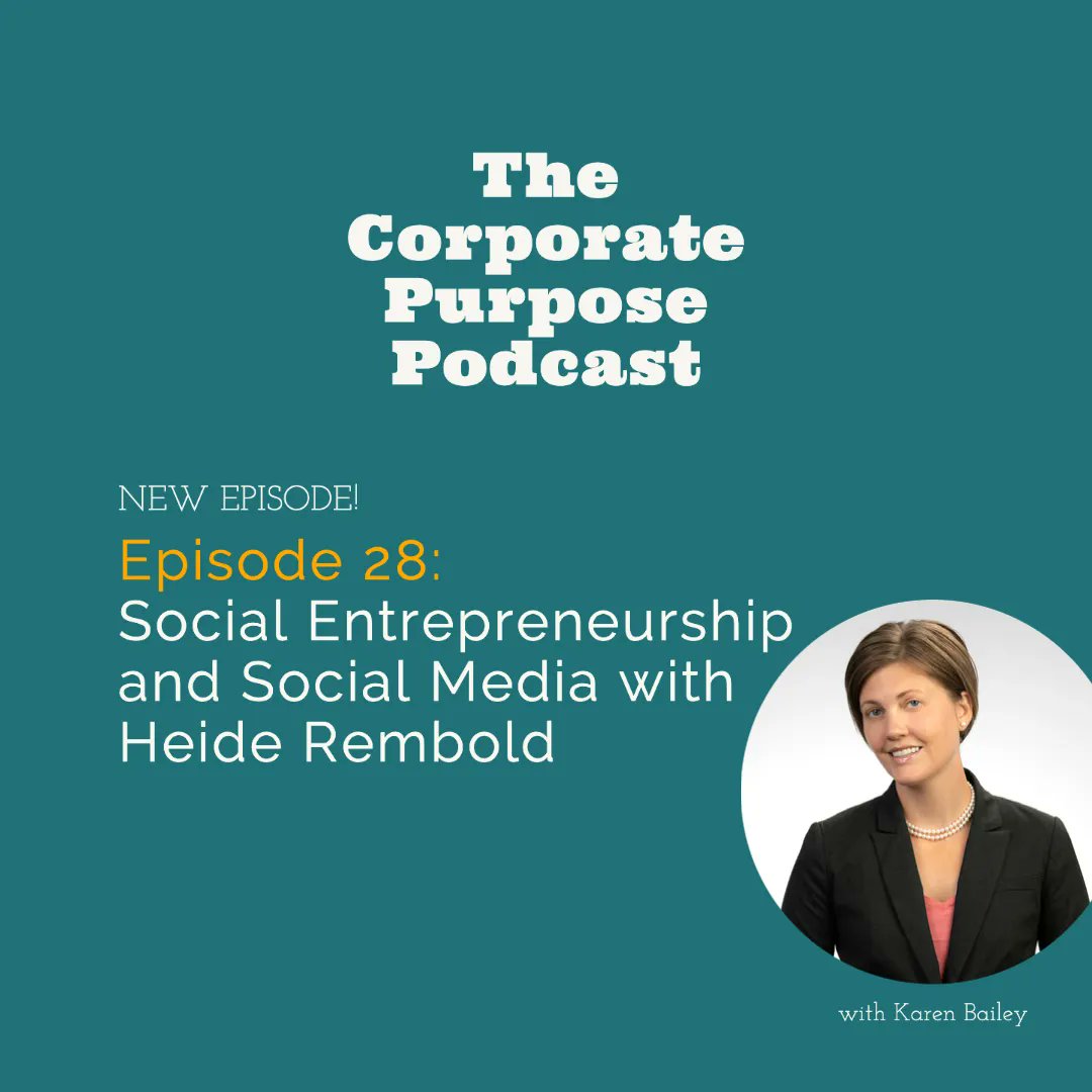 klbailey's tweet image. I had such a great time talking about #socialentrepreneurship and #socialmedia trends with @solarheide. Heide talks about her journey building the Conscious Compass and how she approaches social media and marketing for mission-driven companies.  

buff.ly/3AAAF7e