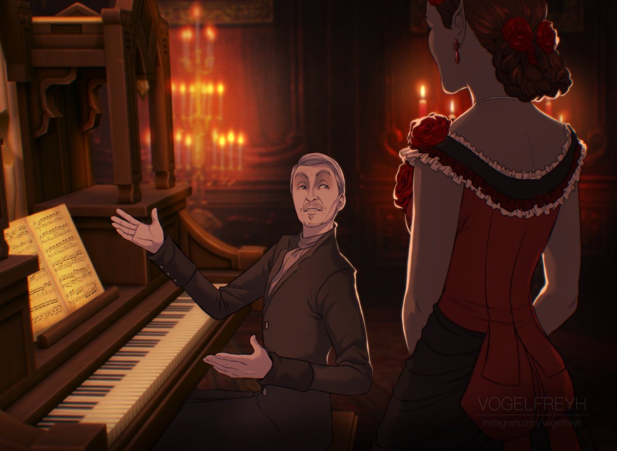 vogelfreyh's tweet photo. βMy darling, I composed this song in memory of our first meeting. It should forever remind us of this wonderful day." πΉπ€ (Vlad & Estrella)
#vampire #vampires #gothic #vampirecouple https://t.co/psnyMxFZLT