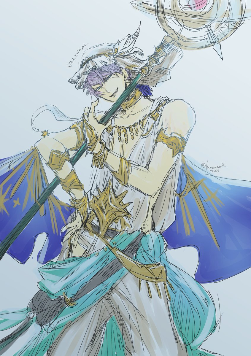 「#推しにパナケイア着せる委員会パナケイア側から解釈違いもらえそうなショウくん描こ」|🐟️月緒（水中）🐟️のイラスト