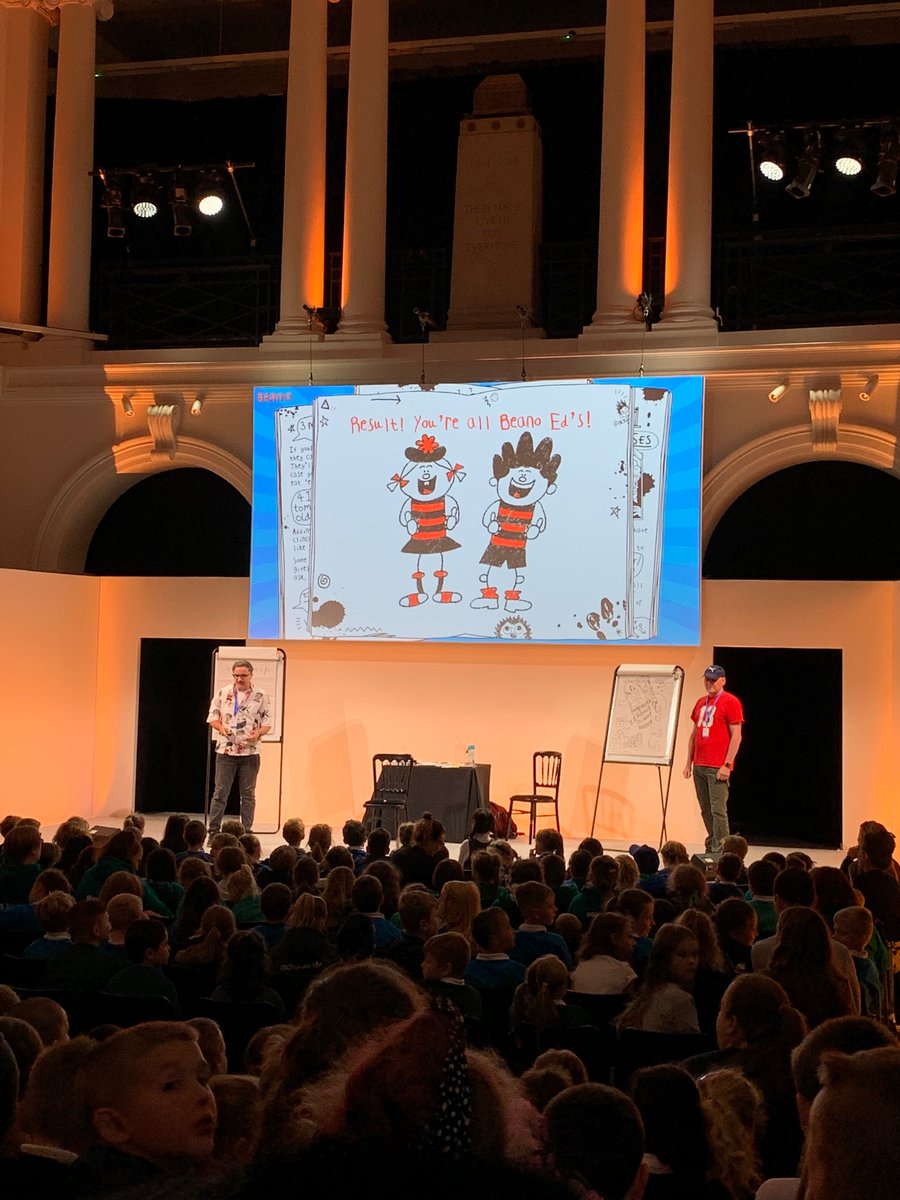 P4atCanalView's tweet photo. P4 had a great morning at @edbookfest hearing all about the beano and helping create a new character for the boomic.
#onlyatcanalview https://t.co/y3vQdDAdRA