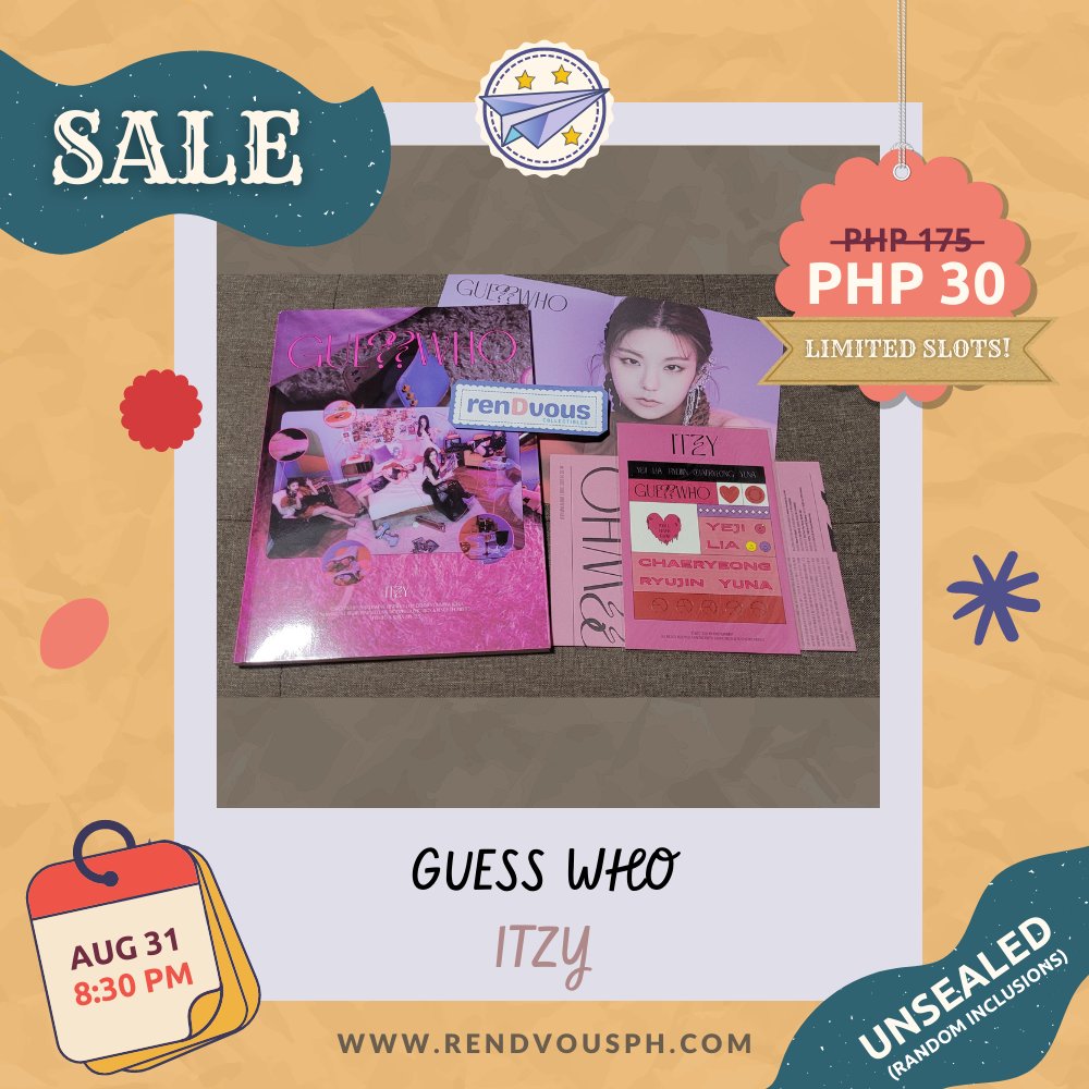 renDvousPH's tweet photo. 🔽NOW ON SALE!🥳

WTS | LFB 🇵🇭
✨ONHAND
✨starts at Php 30.00
✨limited slots only, get yours now!
✨https://t.co/rHzFg3clbo

🚚SCO / GGX / LBC
💶gcash / bank transfer

🏷 opened unsealed album nct 127 itzy dreamcatcher https://t.co/YwmW8lUst4