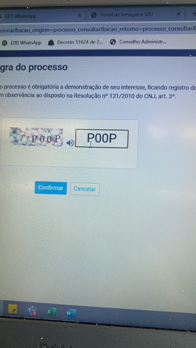 Até o site do tribunal sabe que a minha profissão é uma merda