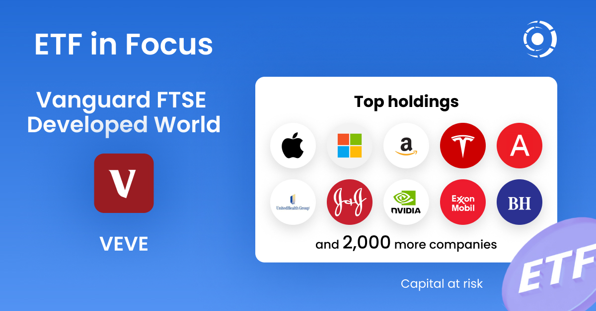 Gain exposure to over 2,000 companies across the developed world 🌎🏙 Today’s #ETF in Focus is ‘Vanguard FTSE Developed World’. Discover how this ETF could help your portfolio >> community.investengine.com/t/etf-in-focus… 

Capital at risk