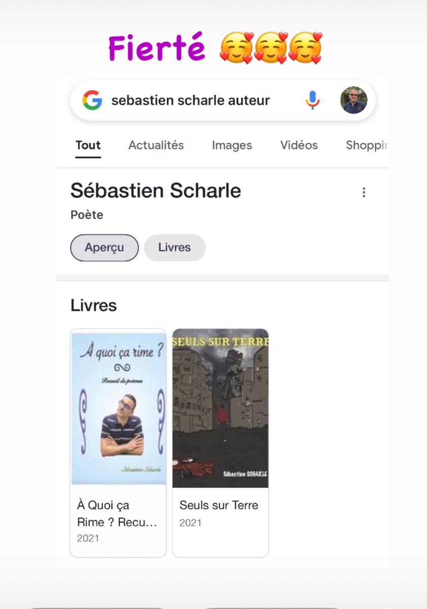 C’est un honneur d’avoir droit à une petite reconnaissance sur internet car ce n’est pas de moi 🥰🥰🥰