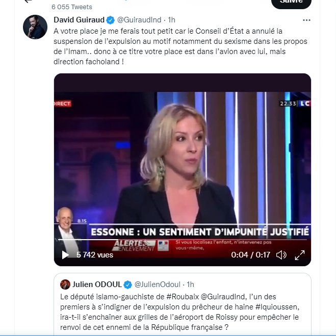 FredericLefevre's tweet photo. "au motif du sexisme dans les propos de l'Imam"...Pôv David Guiraud, son ego hypertrophié a pris une telle gifle avec la décision d'expulser #Iquioussen, qu'il se mélange complètement les pédales dans son post. https://t.co/rbhicvfxvO