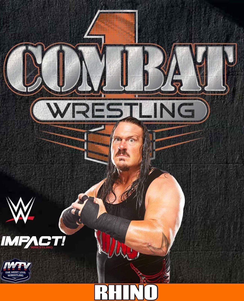 GORE. GORE. GORE. 
Also, confirmed for October 28th is the man beast Rhino!
WE ARE 1

#prowrestling #ImpactWrestling #combat1 #rhino #gore #waterford #michigan