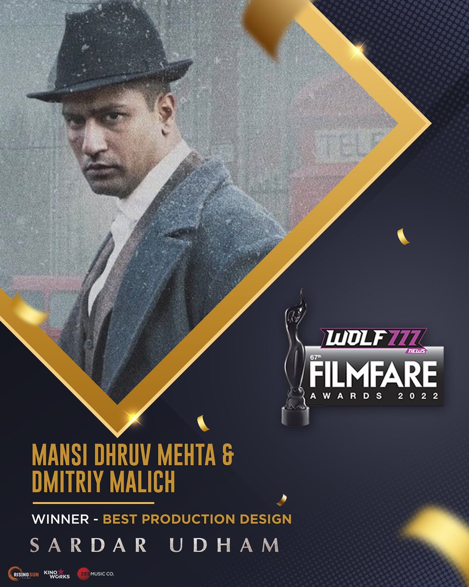 A story of a man that had to be told. Here’s celebrating his journey 🙏 #ShoojitSircar @vickykaushal09 @ronnielahiri #SheelKumar #MansiDhruvMehta #DmitryMalich @filmfare #FilmfareAwards2022 #Filmfare #SardarUdham