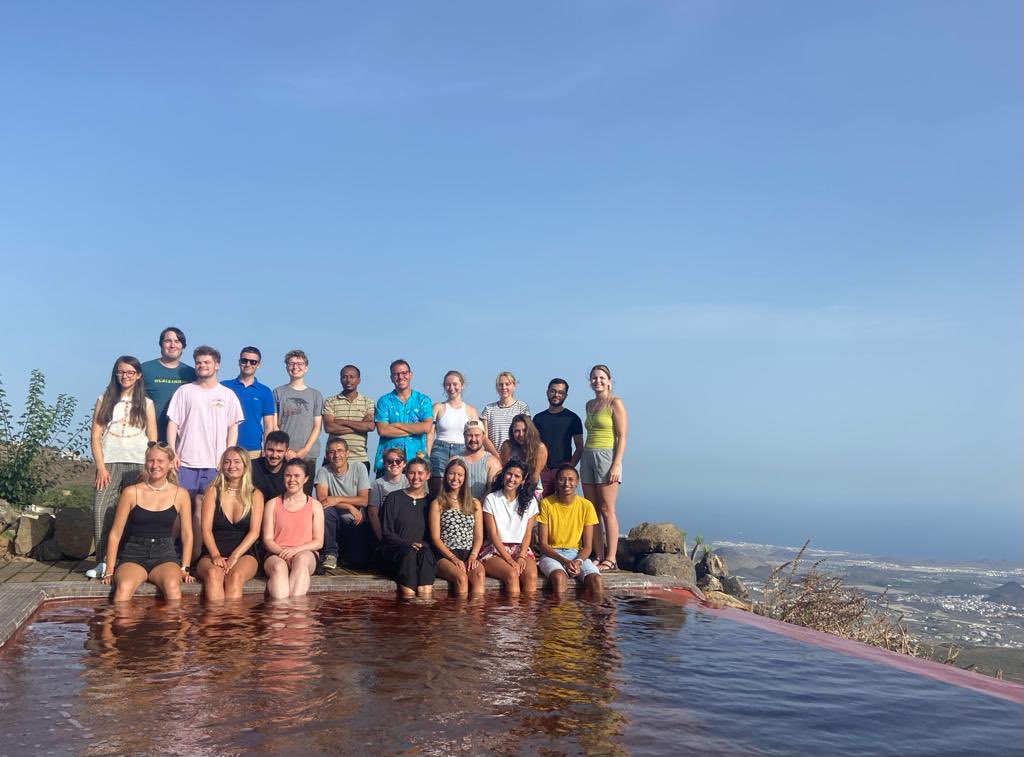 Today the <a href="/GeoIntern/">GeoTenerife Summer Programme</a> students had the privilege of interviewing Pedro Felipe Acosta, a famous wildlife filmmaker from the #CanaryIslands. He is known for his documentary ‘In the shadow of the #volcano’. #canaries #SciComm