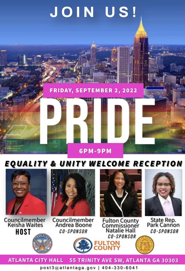 Cannonfor58's tweet photo. This gown is making a comeback this week! Are you ready for our #BlackPride reception at Atlanta City Hall? We’ve got a lot to talk about! #VotingWhileTrans #Monkeypox #SoulsToThePolls and more! RSVP is still open! https://t.co/2wZESWy31m