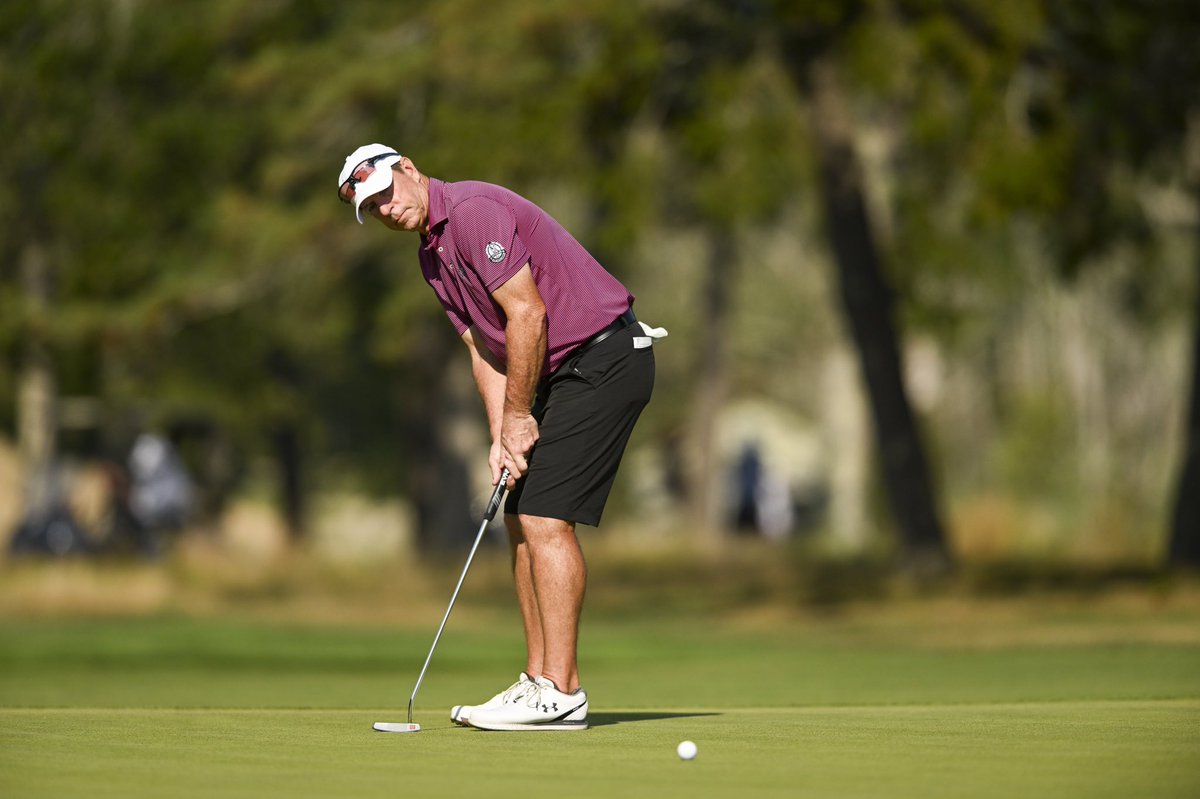 GSGA's tweet photo. 𝙃𝙤𝙬 𝙎𝙬𝙚𝙚𝙩 𝙄𝙩 𝙄𝙨 ⛳️🇺🇸

3️⃣ Georgians 🍑 are on to the Rd. of 16 this afternoon at the #USSeniorAm!

Congrats to Doug Hanzel, Bob Royak and Rusty Strawn on advancing! The Peach State has the most players remaining 💪

📸 via @USGA

Follow along 👇
https://t.co/0yj3CVBaau https://t.co/6GOqXr6F7h