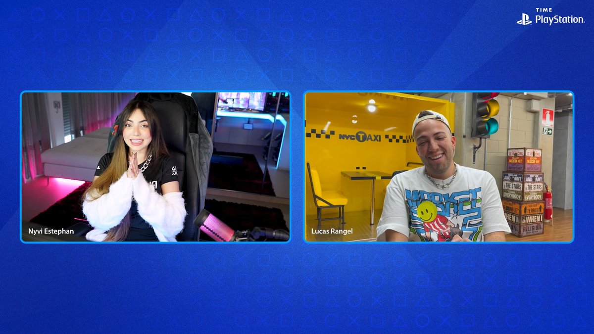 PlayStation_BR's tweet photo. Estão prontos para mais um entrevistado para o Time Playstation? 
Lucas Rangel chegou mostrando seu lado gamer contando suas lembranças com a firma.

Assista a versão completa no nosso YouTube:  https://t.co/eIzMWHnPpY
#TimePlayStation https://t.co/WMi4dXsQIr