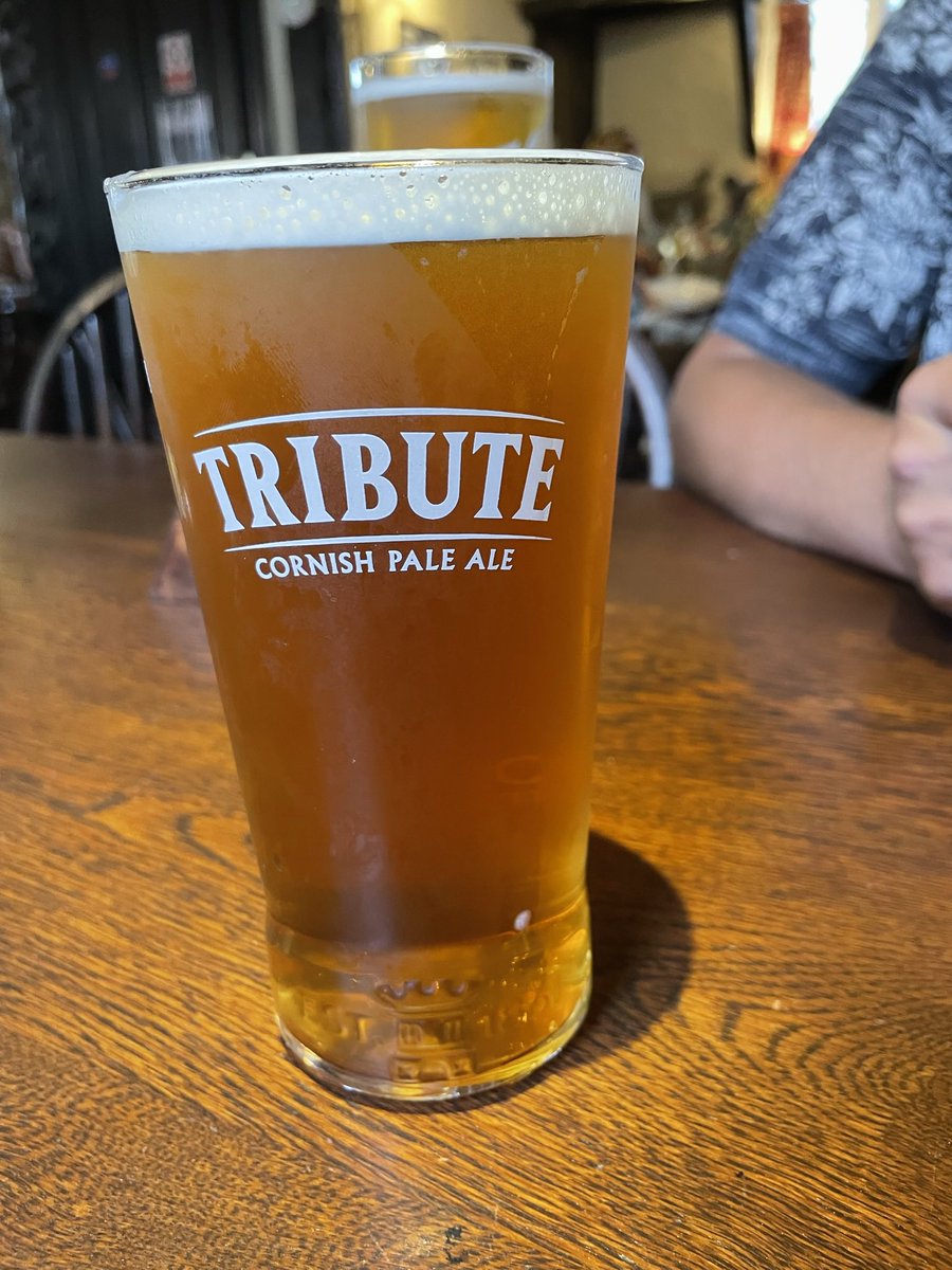 abraham9176's tweet photo. Ale is my friend! @Tribute_Ale #cornwall #holiday #beerintheevening #cornishale https://t.co/wn9Ztso4lv