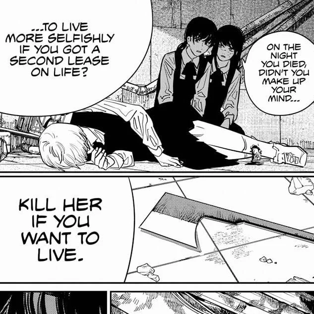 Or Does Asa wish to live a life like Chainsawman in the end?
Both Asa and Danji's intention has been reassured and reconfirmed from both Yoru and Yoshida 